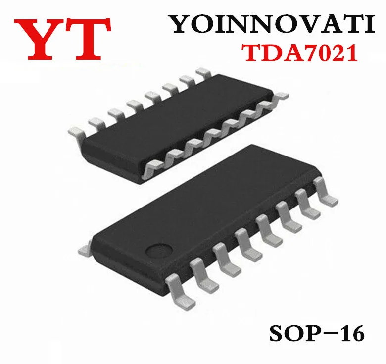 10 шт./лот TDA7021 FM радиосхема для IC (TDA7021T) лучшее качество