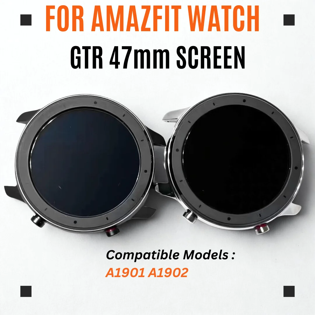 Фото Дисплейный модуль (LCD + тачскрин) для Amazfit Watch GTR 47mm (модели A1901, A1902) – Замена №1