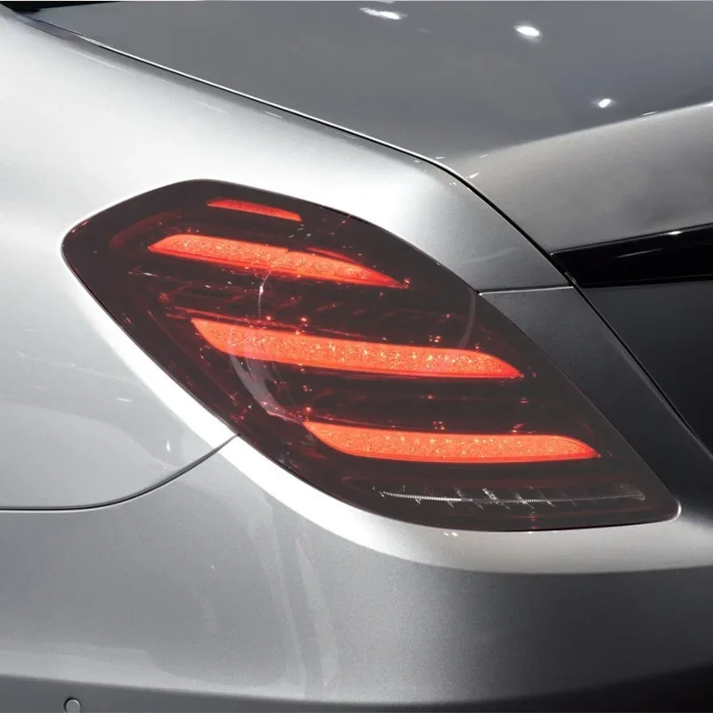 Защитная пленка для передних фар Mercedes Benz Maybach S Class W222 S500 S650 AMG Прозрачная черная