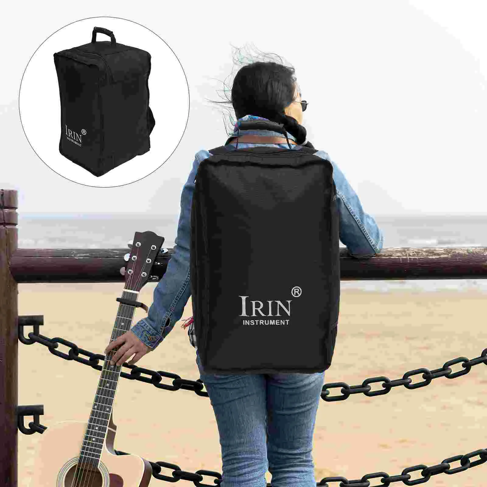 

Cajon Drum Kit Storage Bag Percussion Instrument Carrying Pouch Musical Oxford Cloth Simple Portable Kid Backpack