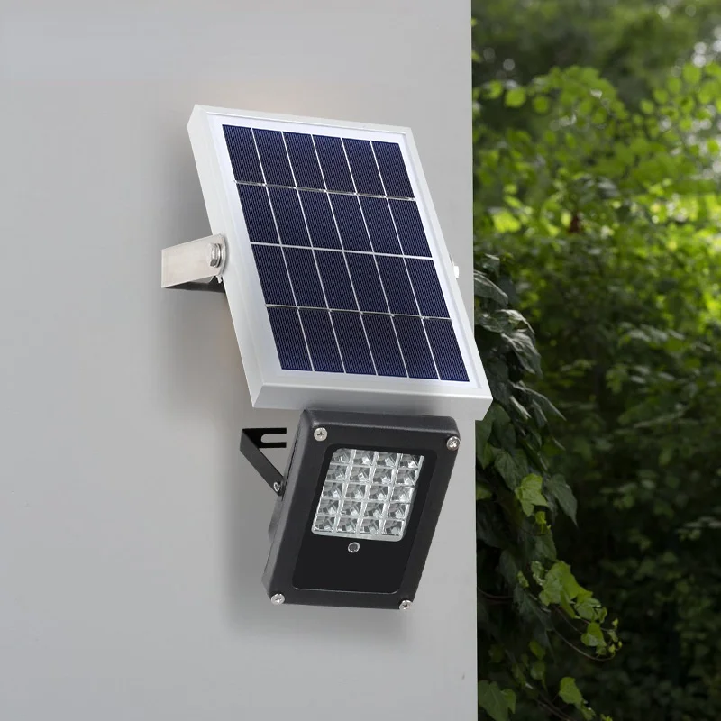 

Remote Control Solar Wall Lamp Roof Garden Lawn Lamp 10W Outdoor Waterproof Street Lamp Courtyard Flood Light