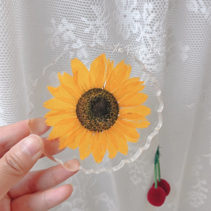 

Настольное украшение Подсолнух, подставка, настоящая Апельсиновая Роза, неувядающий сушеный цветок, клей, подставка вечерние, украшение дл...