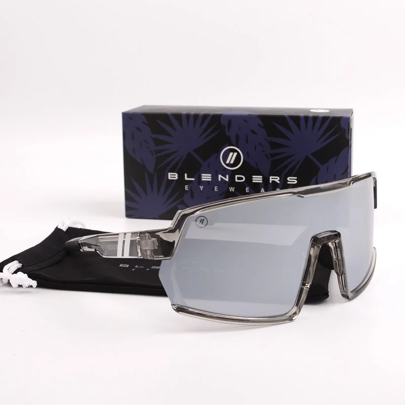 Фото Солнцезащитные очки BLENDERS New Polarized Sports для мужчин и женщин, спортивные очки для бега, велосипедные очки в европейском и американском стиле, защита от ветра и песка. №5
