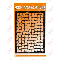 2022 hot sale painting scrapbook coloring embossing album decorative template grid a5 diy layering stencils craft reusable molds