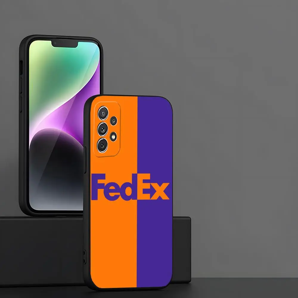 Фото Модный чехол для телефона FEDEX Express для Samsung Galaxy A55 A54 A53 A52 A50 A34 A32 A24 FE S25 S24 S23 S21 N20 FE Ultra Back Cover №1