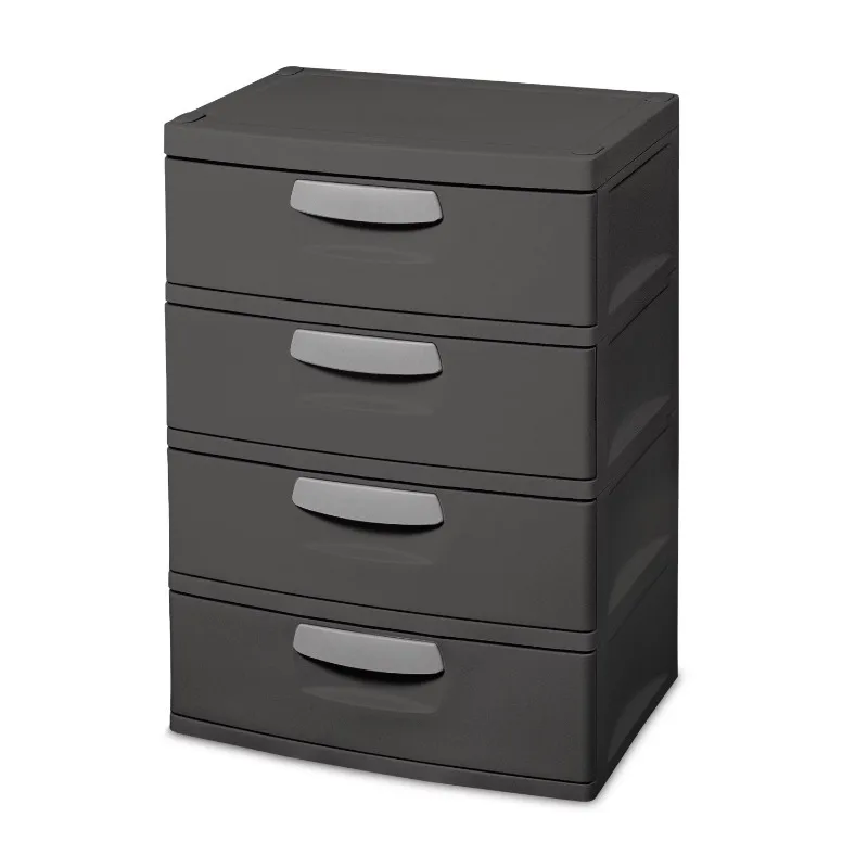 

Sterilite 4 Drawer Unit Flat Gray