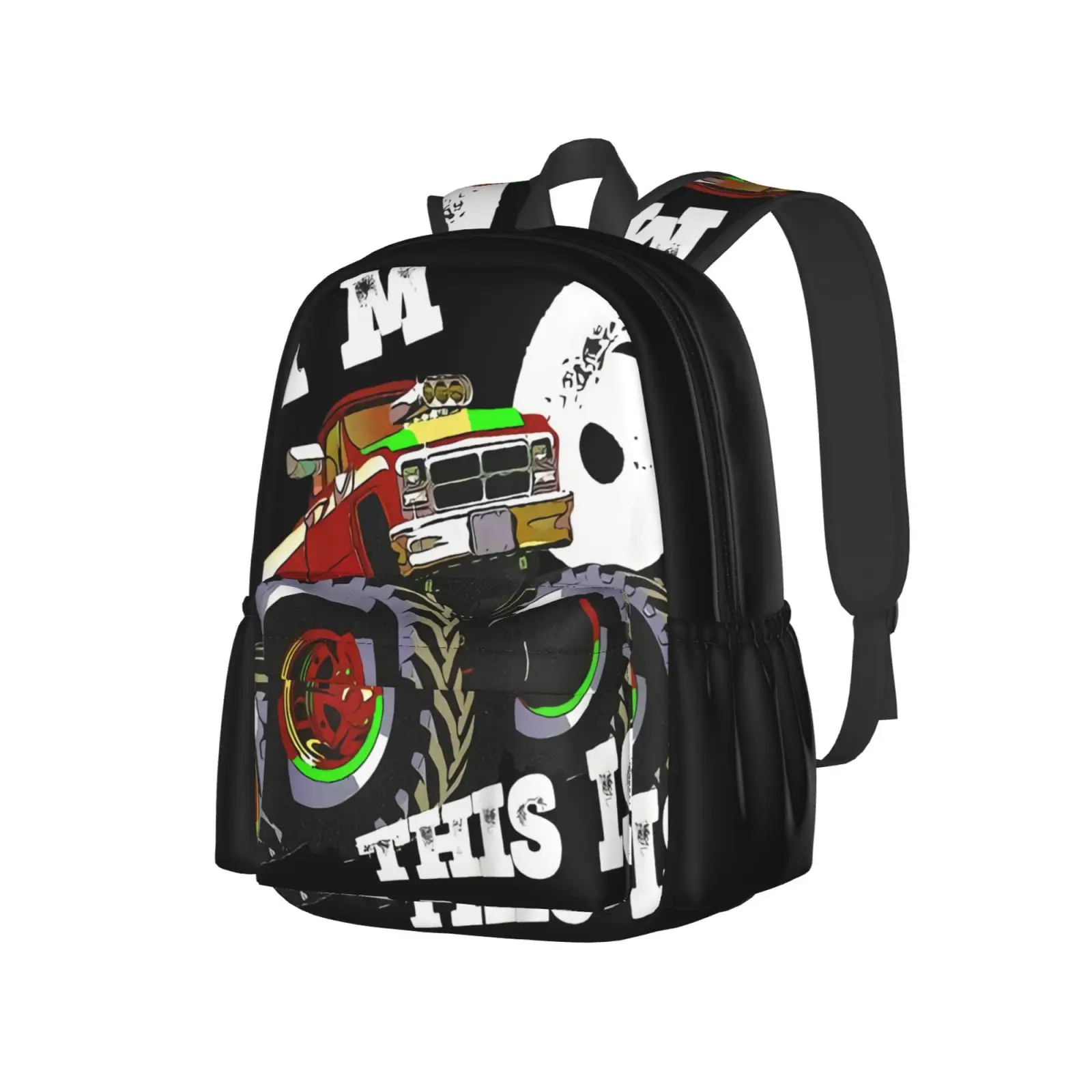 

Monster Truck Im 6 This Is Men's Bag Gothic Shoes Ball Pocket Fabric Bags String Bags Packing Bags Packing Bags Waterproof Bag