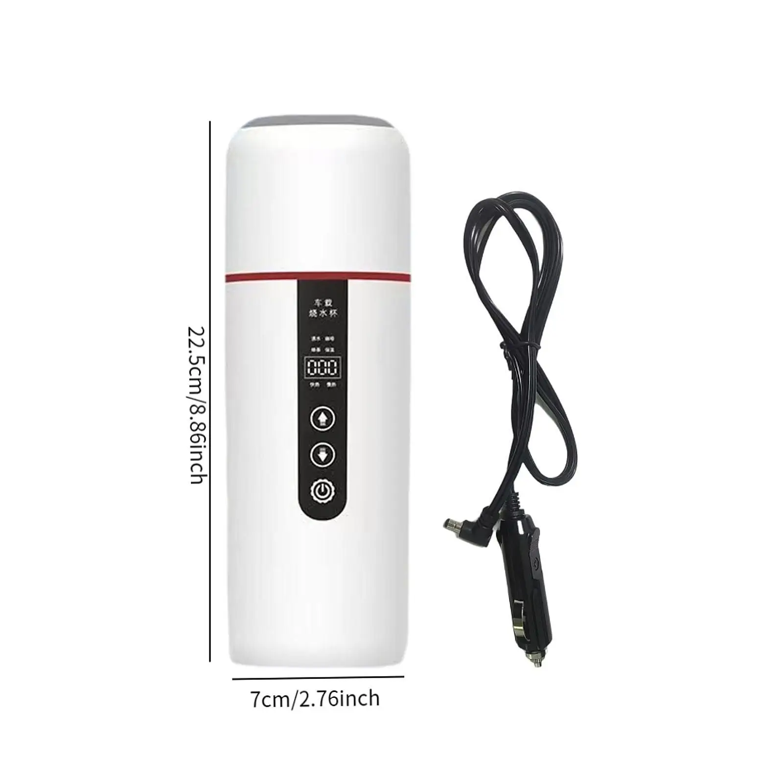Автомобильный чайник 12 В/24 В автомобильный электрический с подогревом чашка для
