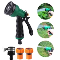 8 mode watering sprinkler spray nozzle kit car beauty garden irrigation car washer water gun hose nozzle pipe home outdoor tool