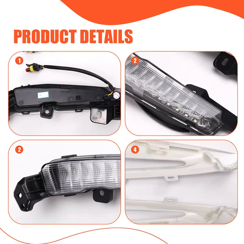 Светодиодные DRL дневные ходовые огни противотуманные фары жгут поворотников