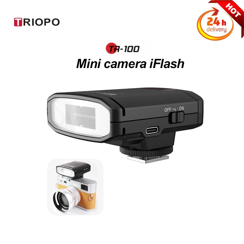 TRIOPO TR100 Мини-вспышка Портативная на камеру iFlash для Sony Canon Fujifilm Panasonic Камера Olympus Hot
