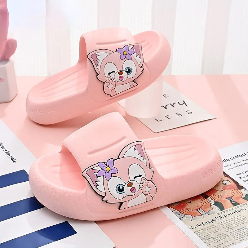 

Disney Reina Belle Children's Slippers Girls New Anti-skid Thick Bottom Big Children Baby Kids Home Sandals Girls Wholesale