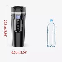 car accessories 12v 24v portable car heating cup stainless steel water warmer bottle car kettle r9cc