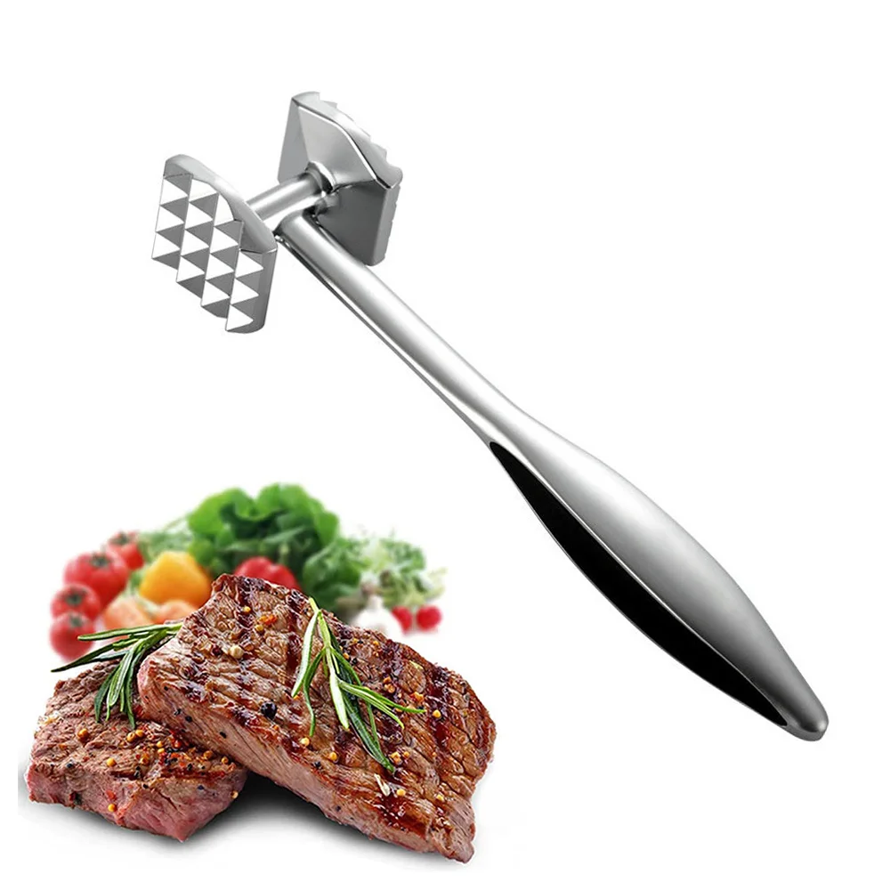 

Ручной инструмент для мяса из нержавеющей стали, тендеризатор для говядины/цыпленка/молоток для отбивания мяса молоток для мяса/эхолот, кухонные гаджеты 0855
