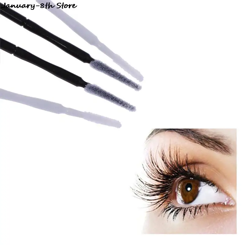 

100Pcs Disposable Cotton Swab Eyelash Extension Tools Mascara Applicator Brush Lashes Extension Makeup Applicator Remove Tool