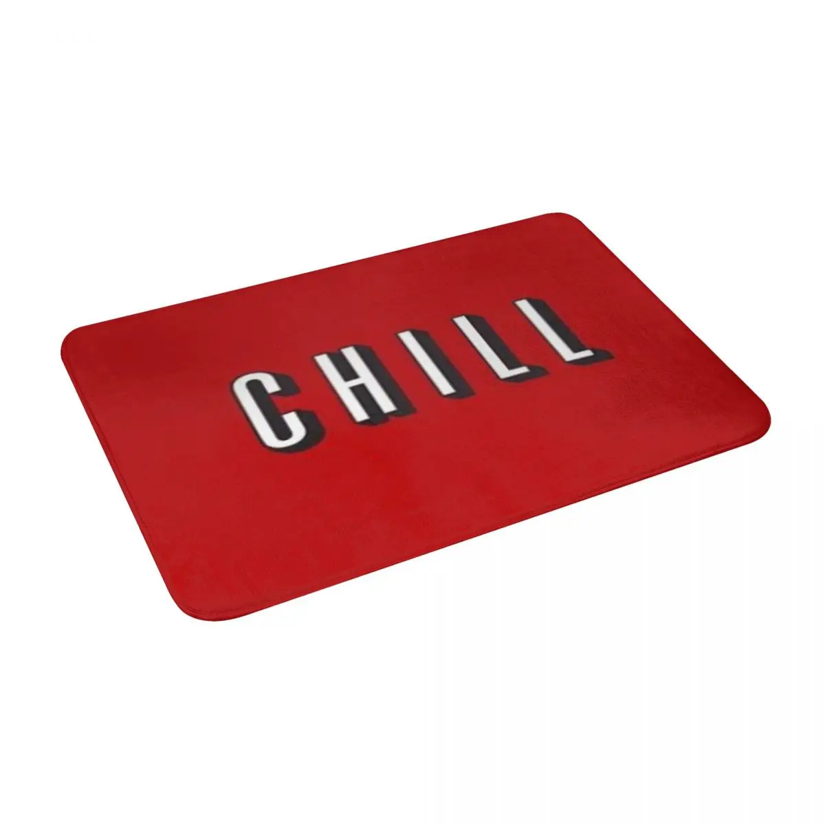 

Chill Bath Door Floor Mat Cartoon Cute Anti-slip Rug Carpet Entrance Living Room Home Kitchen Washable Flannel Bedroom Cocina