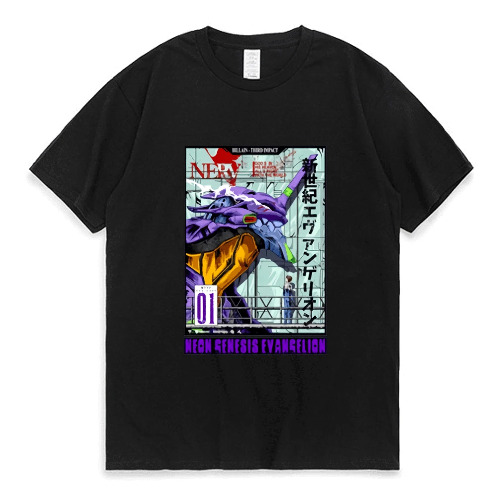 

Футболка Мужская/женская с аниме Харадзюку, Модная хлопковая тенниска оверсайз с короткими рукавами в стиле Харадзюку, черный цвет