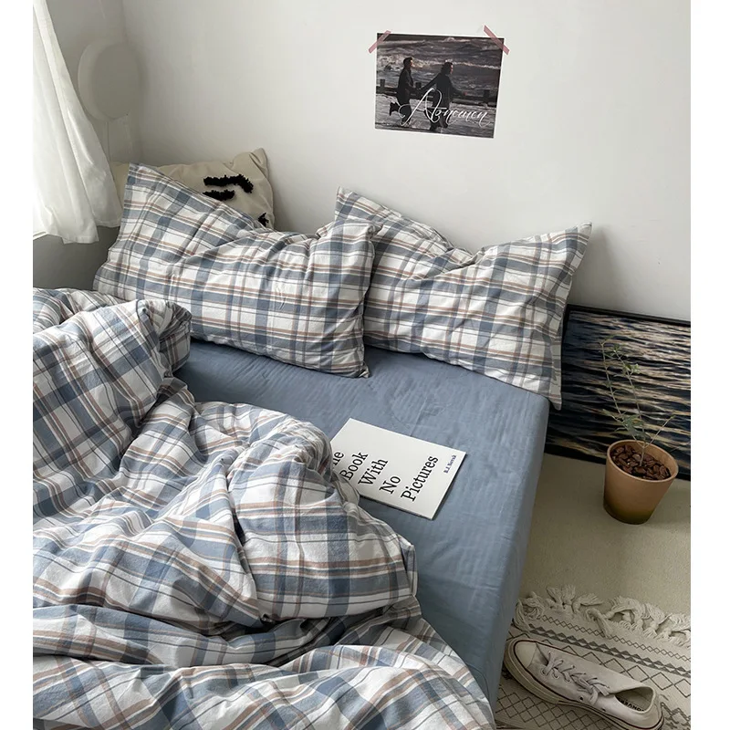 

Double Bed Single Bed Bedding Thickened Suede Quilt Cover Bed Sheet Fashionable And Simple