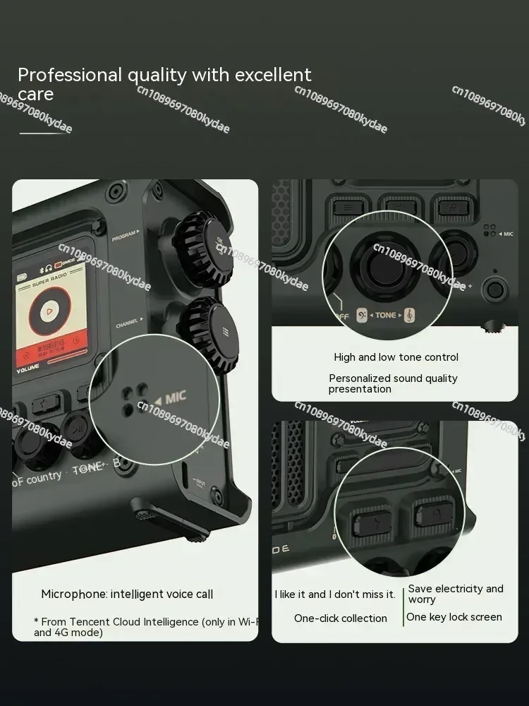 Bluetooth-Колонка XOG Archimedes Портативная колонка с TFT-экраном тяжелые басы кнопкой