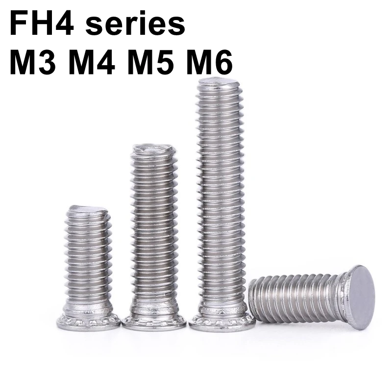 

Заклепочные винты FH4 M3 M4 M5 M6 из нержавеющей стали, заклепочные винты SUS416, заклепочные головки