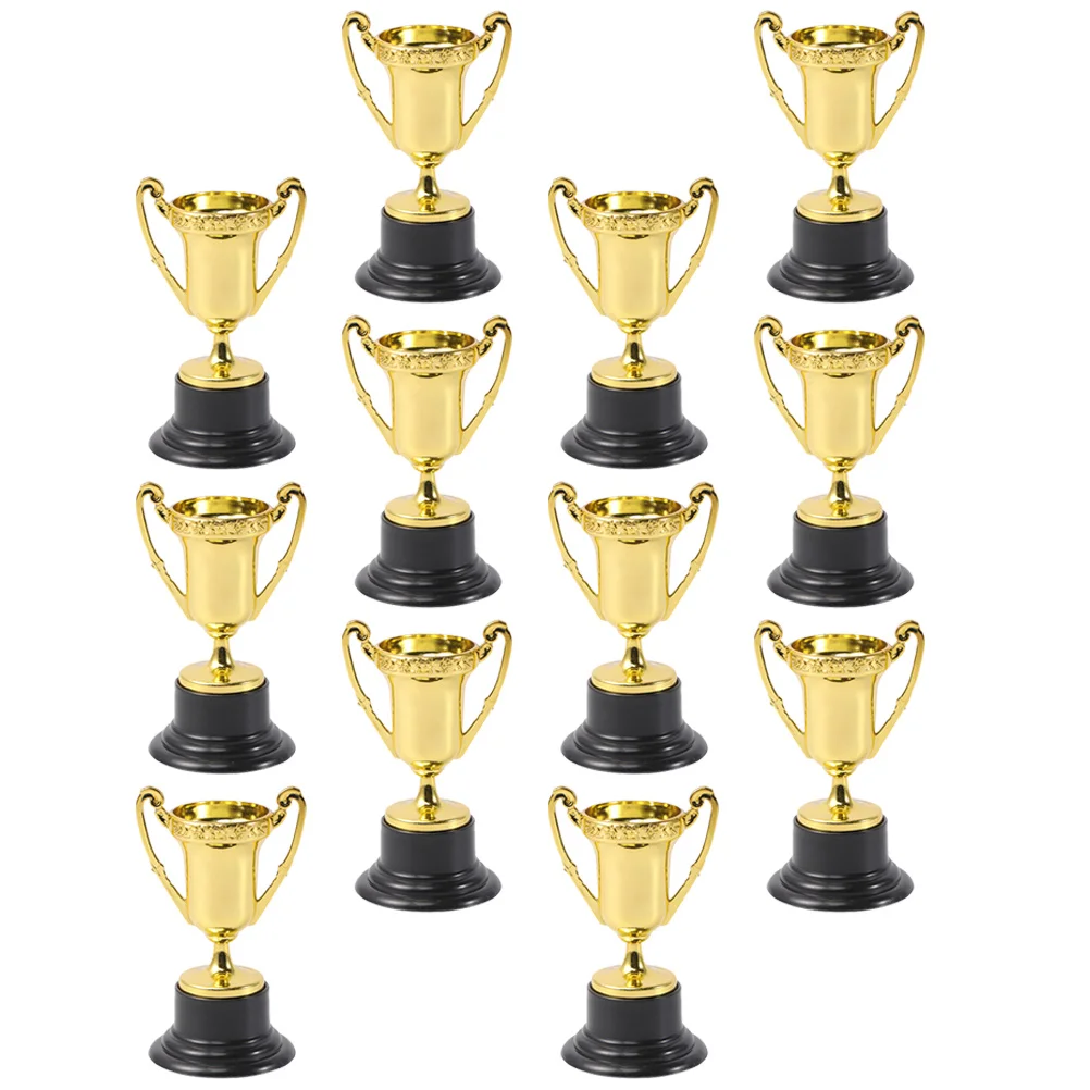 

12 Pcs Baseball Toys Toddlers Trophy Model Basketball Toy Trophies Boys Kids Toys Trophy Cup Car Children's Trophy