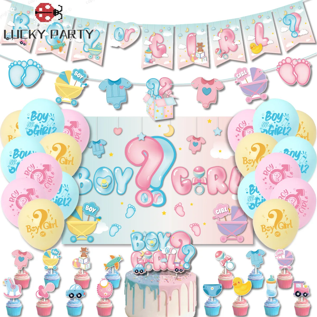 

It is A Boy Girl Foil Latex Balloons Kid Baby Shower Favor Air Globe Toys Birthday Party Decoration Supplies