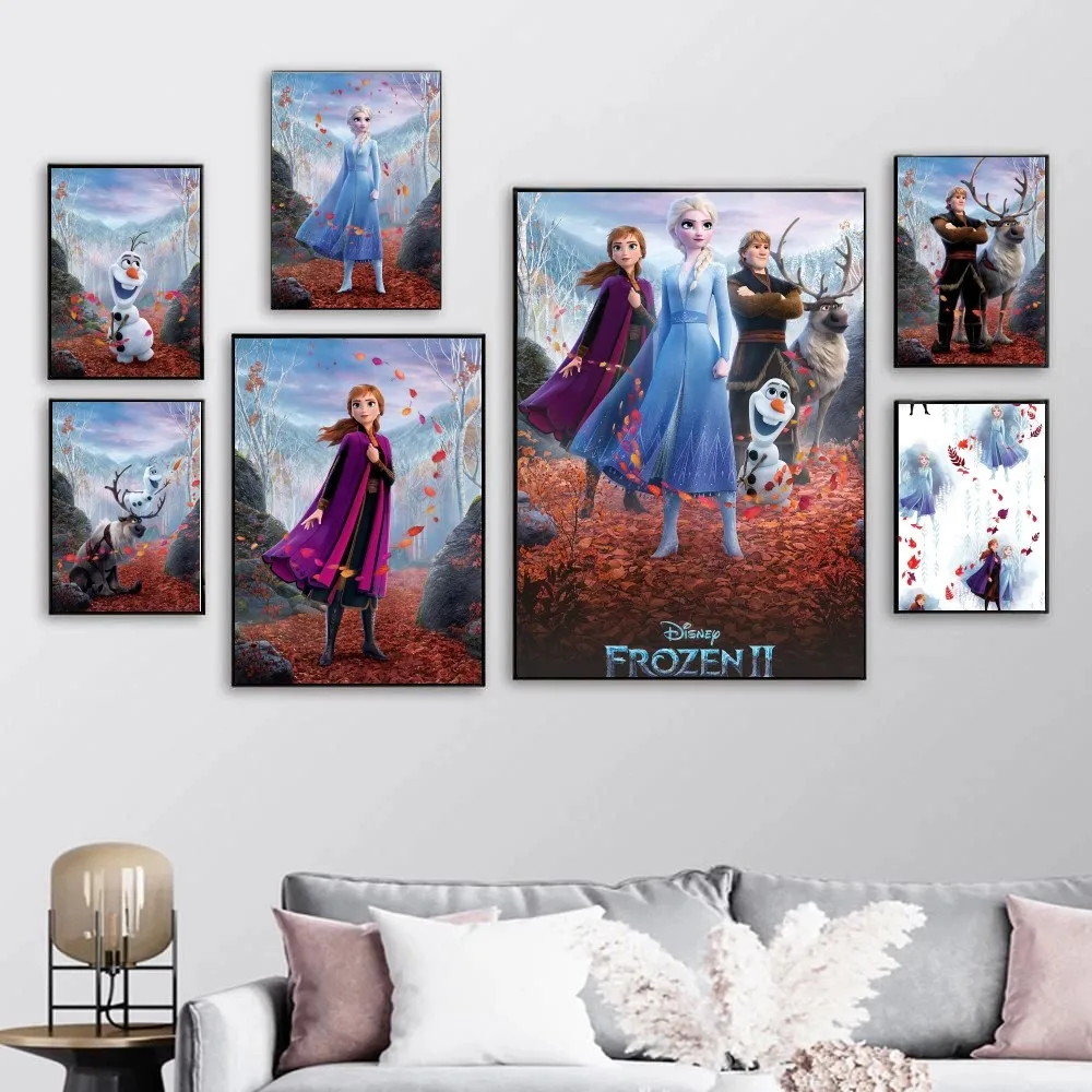 1 шт. MINISO F-Frozen плакат самоклеящийся искусство водостойкая бумажная наклейка