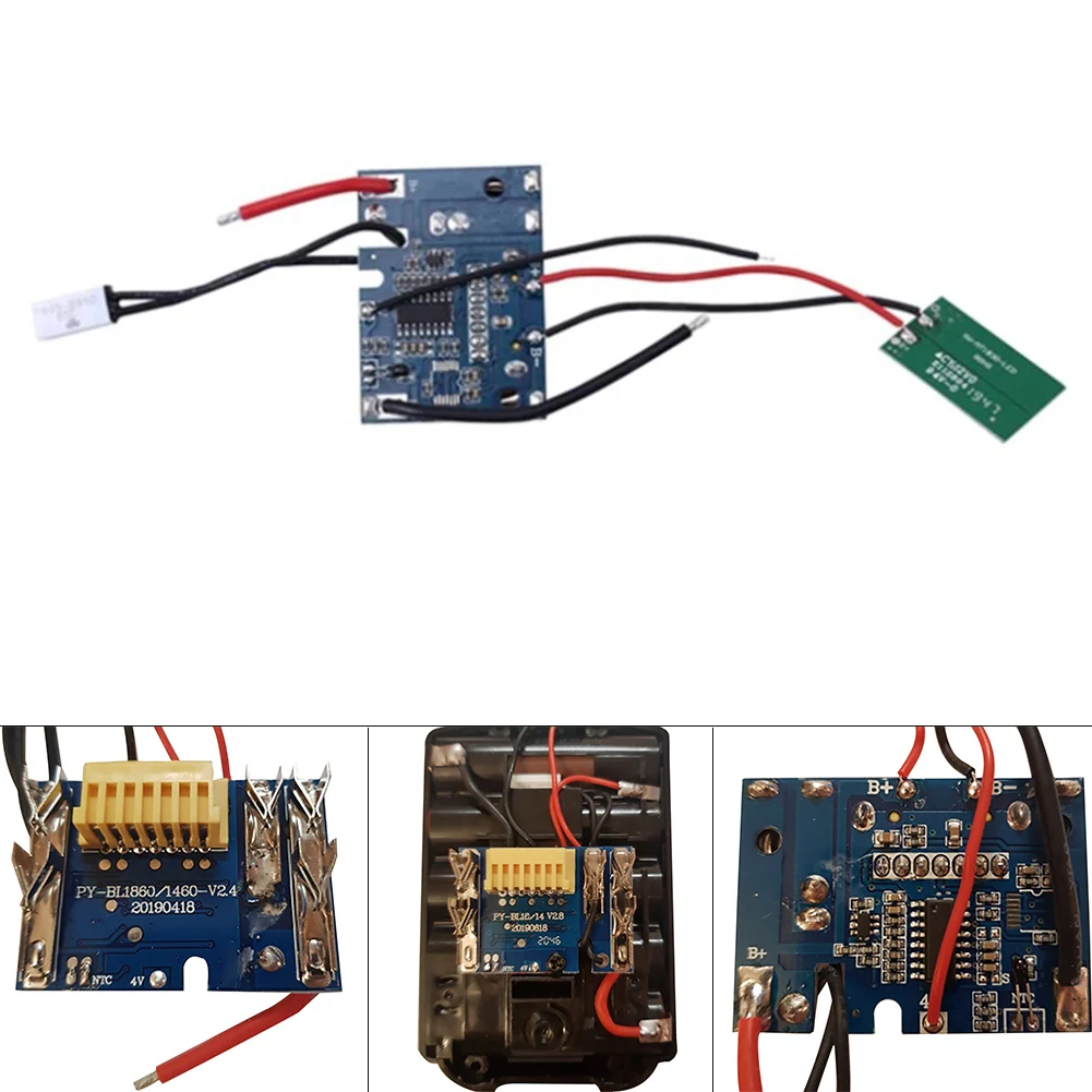 

Защитная печатная плата для зарядки литий-ионной батареи PCB для Makita18V BL1415 BL1430 случайные символы домашнего сада