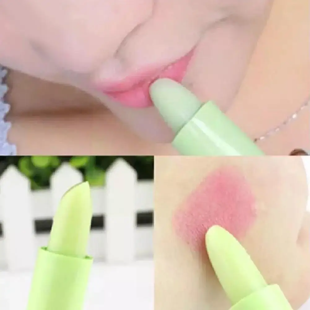 

Cosmetics Aloe Vera Lipstick Color Changing Lip Balm Waterproof Lasting Moisturizing Deep Anti-cracking Lip Makeup Gloss Ca T9f7