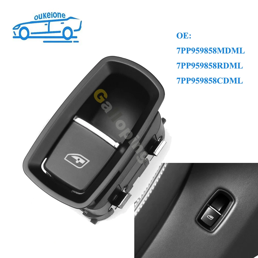 

Для Porsche Cayenne Panamera Macan Cayman 911 991 981 970 958, кнопка переключения окон со стороны пассажира 7PP959858MDML/RDML/CDML