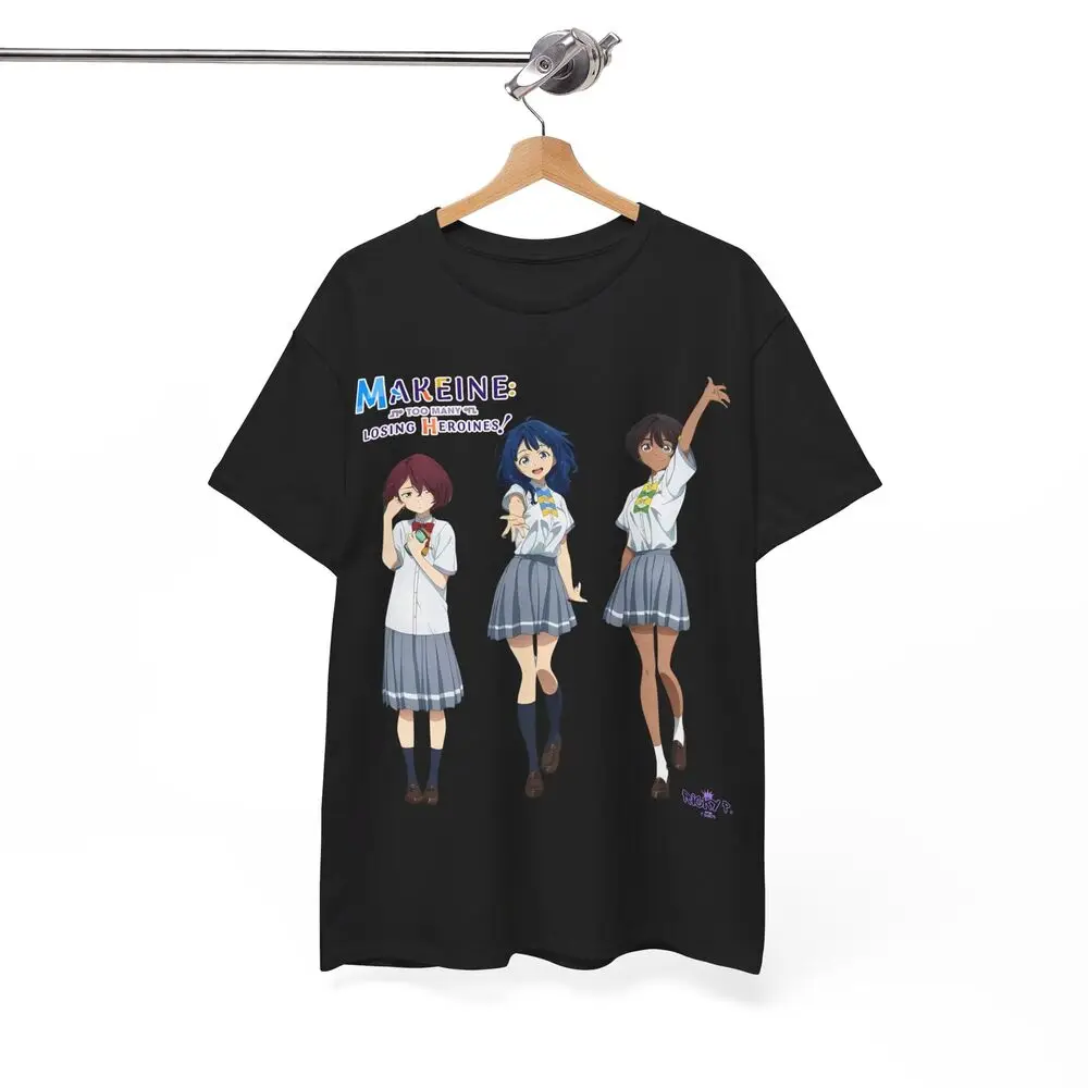 Тяжелая хлопковая Футболка Makeine с героями аниме слишком много потери