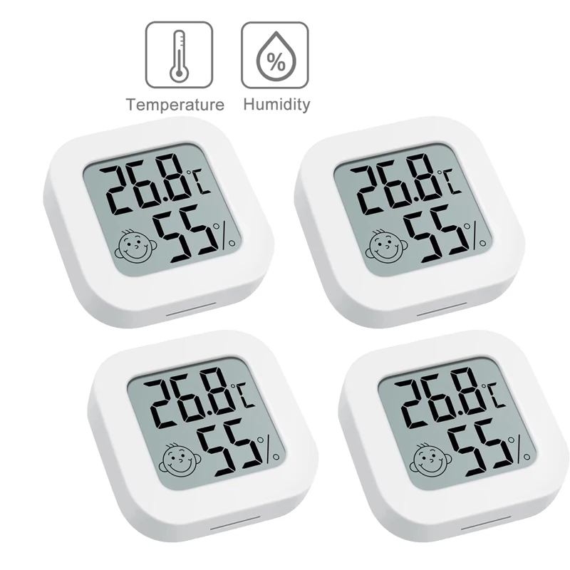 

Mini Thermometer Smart Home Indoor Outdoor LCD Digital Temperature Room Hygrometer Gauge Sensor Humidity Meter Temperature Tool