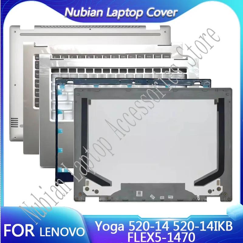 Новинка запасная задняя крышка для ноутбука Lenovo Yoga 520-14 520-14IKB FLEX5-1470/передняя