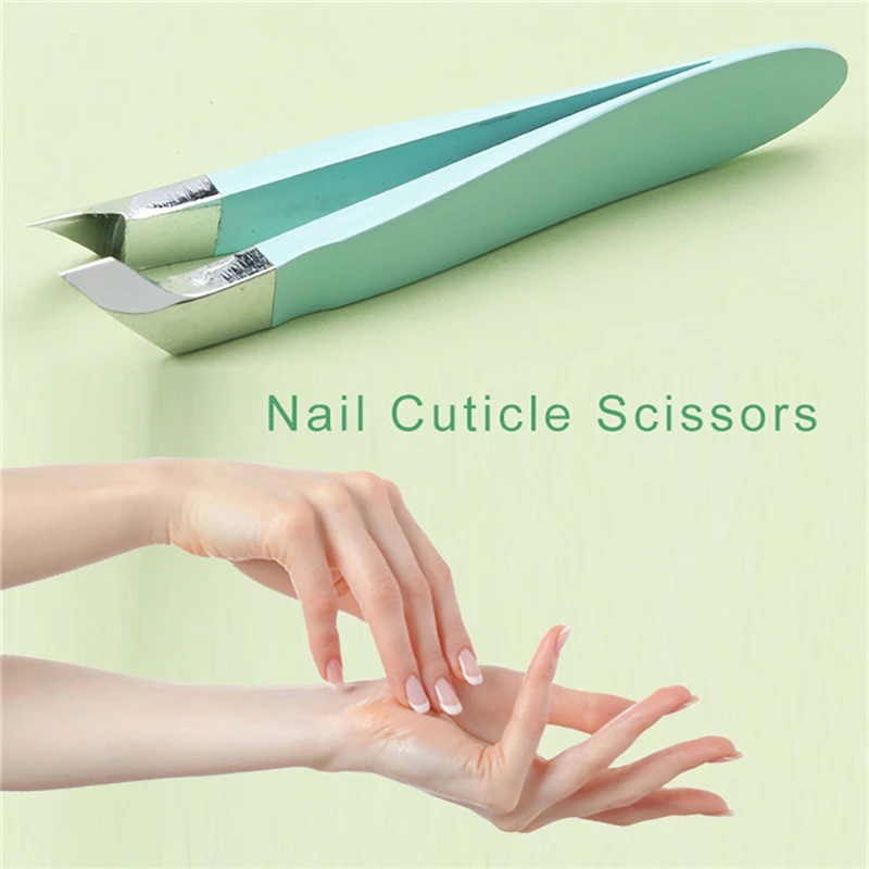 

Nail Cuticle Scissors Stainless Steel Dead Leather Clip Skin Fork Exfoliating Pliers Gadget Nail Supplies Mini Barb Pliers