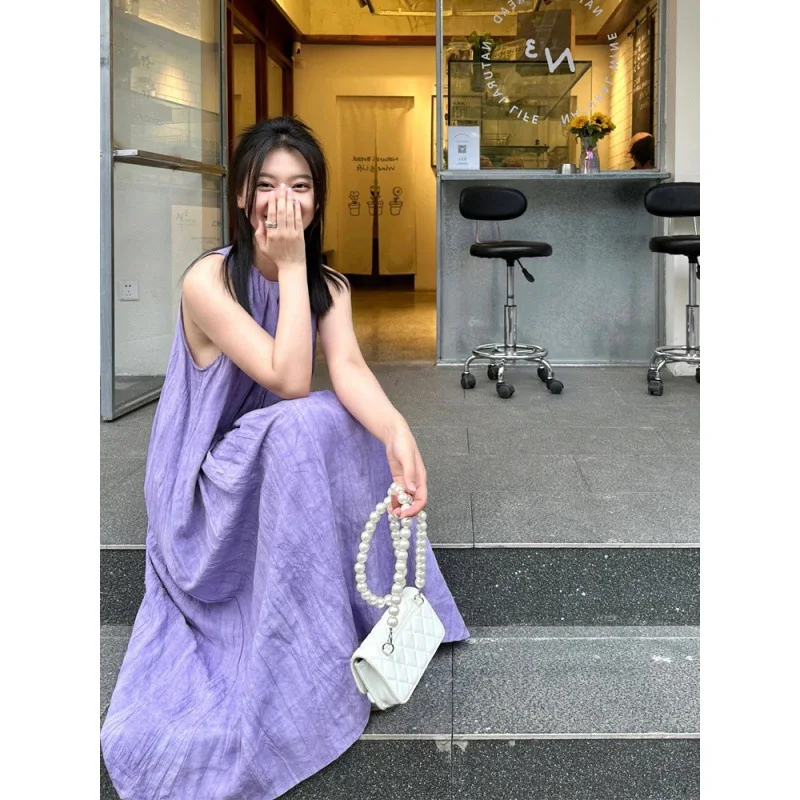 Женское цельнокроеное платье миди элегантное пляжное платье-миди для дня