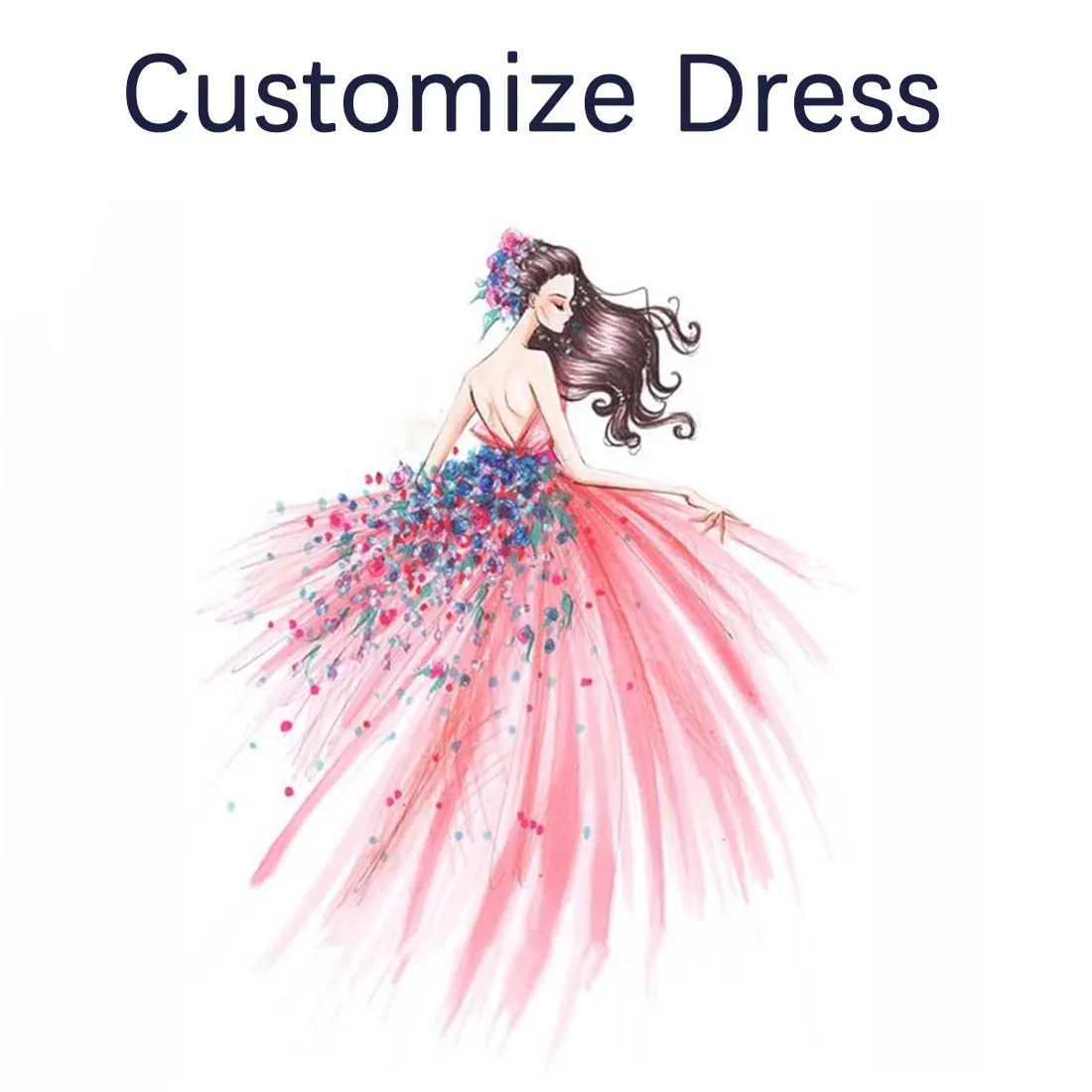 

YZYmanualroom Custom Flower Girl Dress Junior Bridesmaid Dress Wedding Dresses for Women Evening Dress Prom Dress