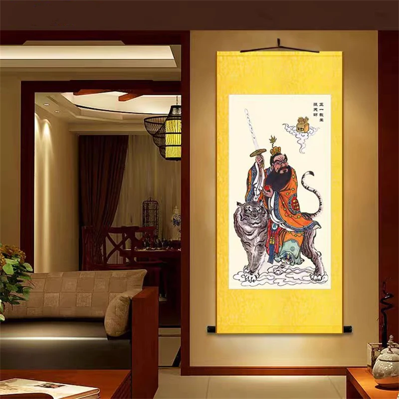 Чжан даолин Тяньши подвесные картины домашний декор благоприятный поддерживает