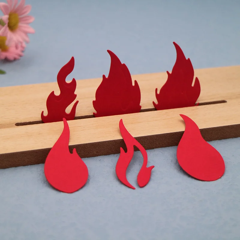 New Cutting Dies Flame Passionate Decorative Album Cover Embossing Paper Cards Making Tool Die Cut Mold