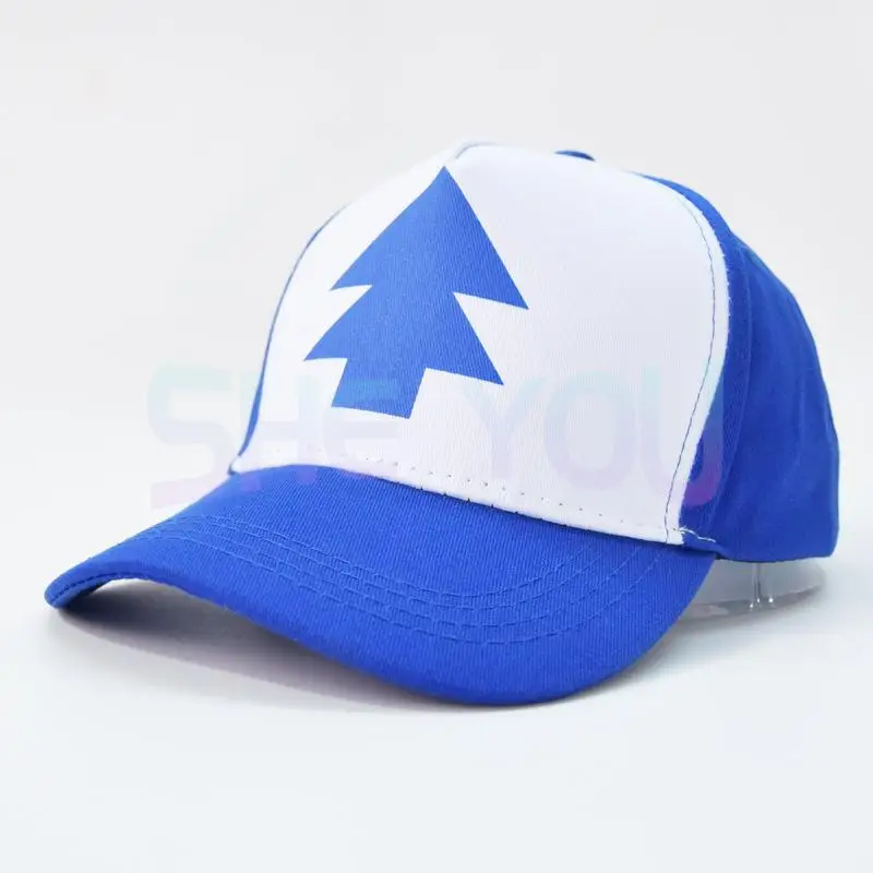 Dipper Pines Cosplay Hats Dipper Baseball Caps Cosplay Accessories Hat Canvas Caps Adjustable Peaked Cap