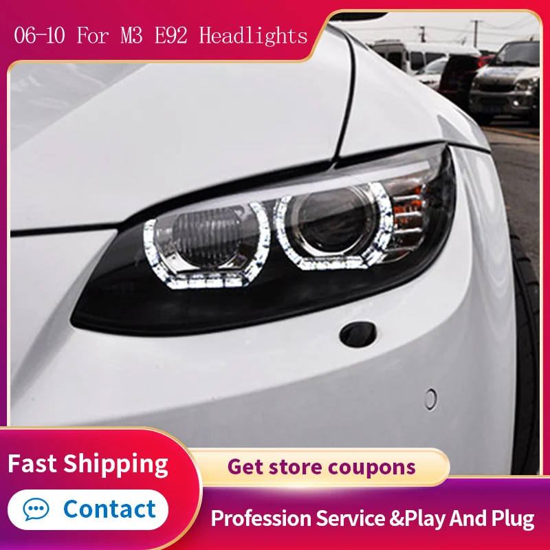 

Accessories Headlights for BMW M3 E92 E93 2006-2010 LED Headlight for X1 Head Lamp LED Daytime Running Light LED DRL Car Styling