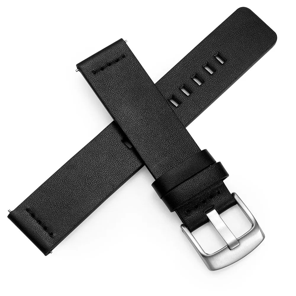 Genuine Leather Watchband bracelet Strap 24mm for Suunto 7 9/Suunto 9 baro Sport Watch Band Quick Release Strap Watch Band Wrist