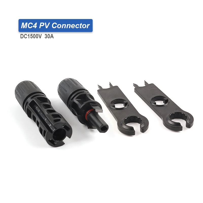 

IP67 Solar PV Connector Male Female 30A 1500VDC Wrench Set 2.5/4/6mm2 Solar Panel Connector Solar Cable Parallel Adapter