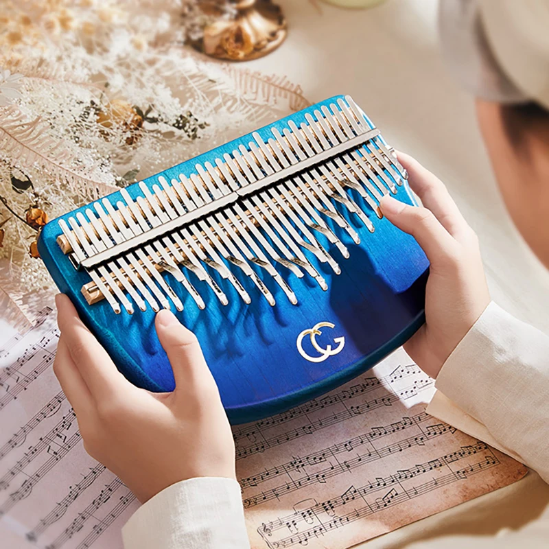 

Пианино Cega Kalimba с 34 клавишами, портативное пианино из бука для пальцев, музыкальная клавиатура с 34 клавишами, инструменты для детей и девушек, подарок