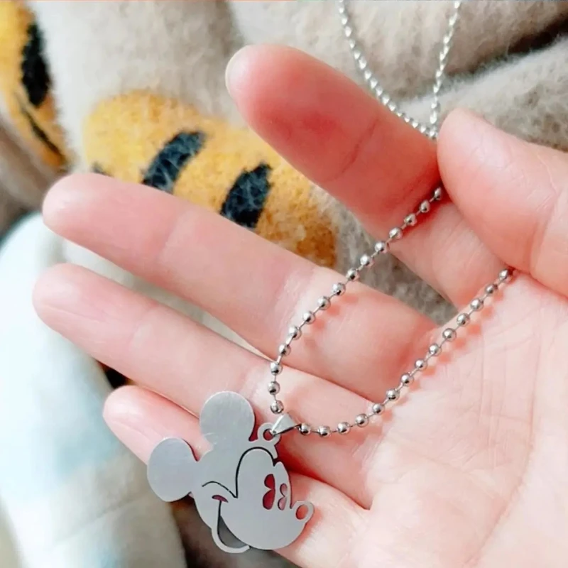 Новое ожерелье Disney с Микки 2022 из мультфильма для пары модные ювелирные изделия до