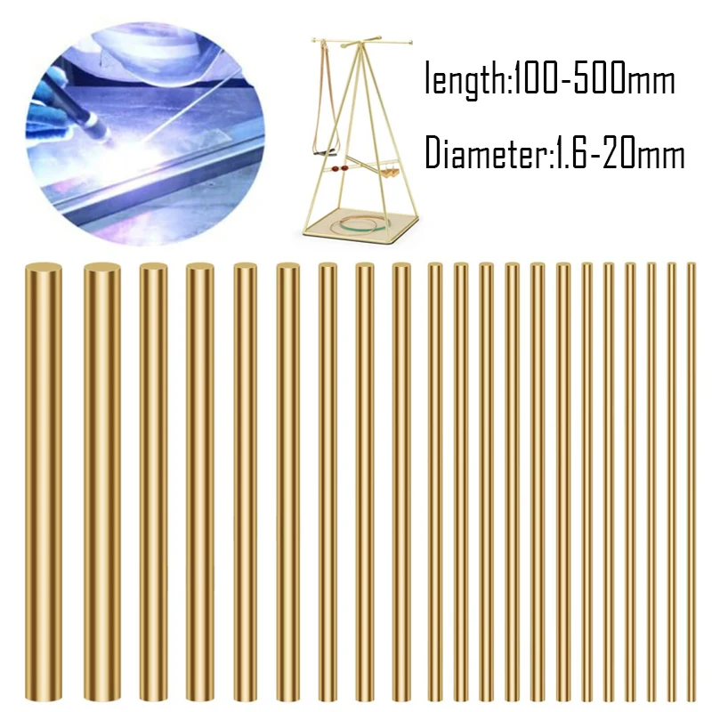 

Латунные круглые стержни для рукоятей ножей 100-450 мм
