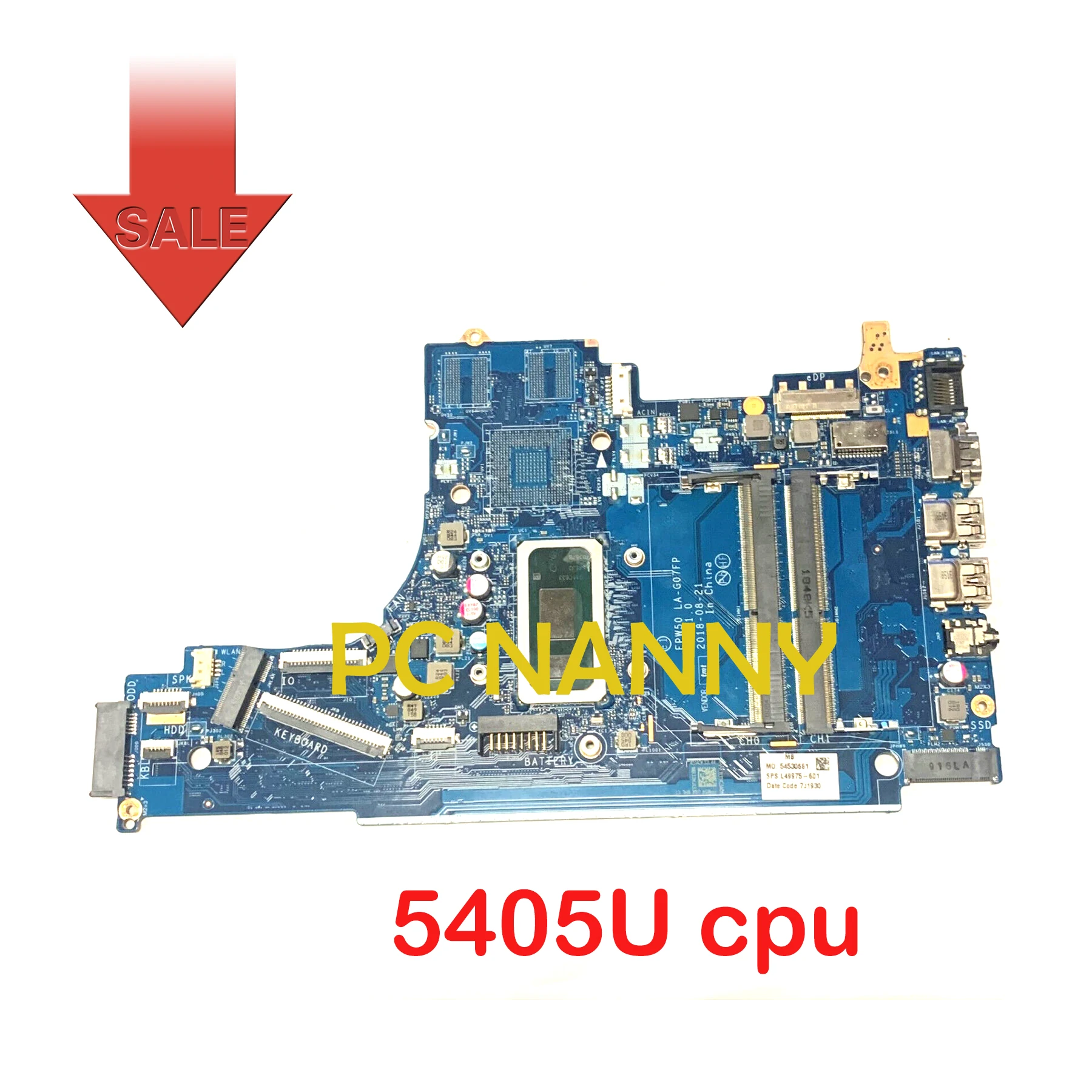 

Материнская плата для ноутбука HP 15-DA0018DS 15-DA