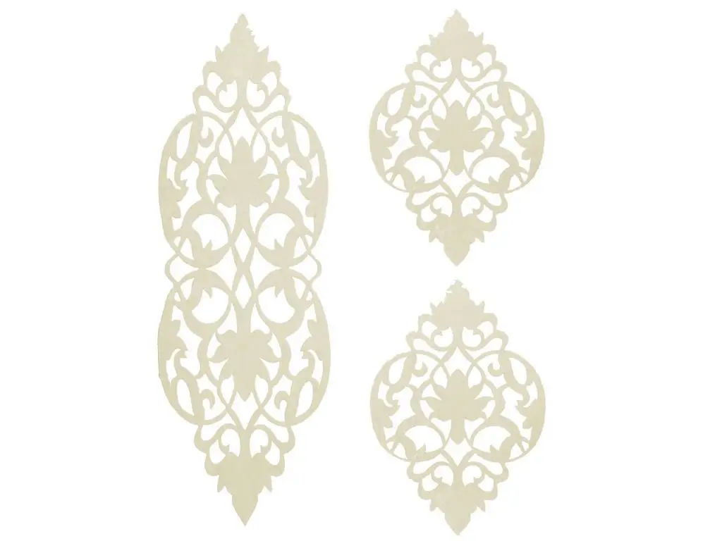 

Lily Marigold Salon Set 3 Piece Cream