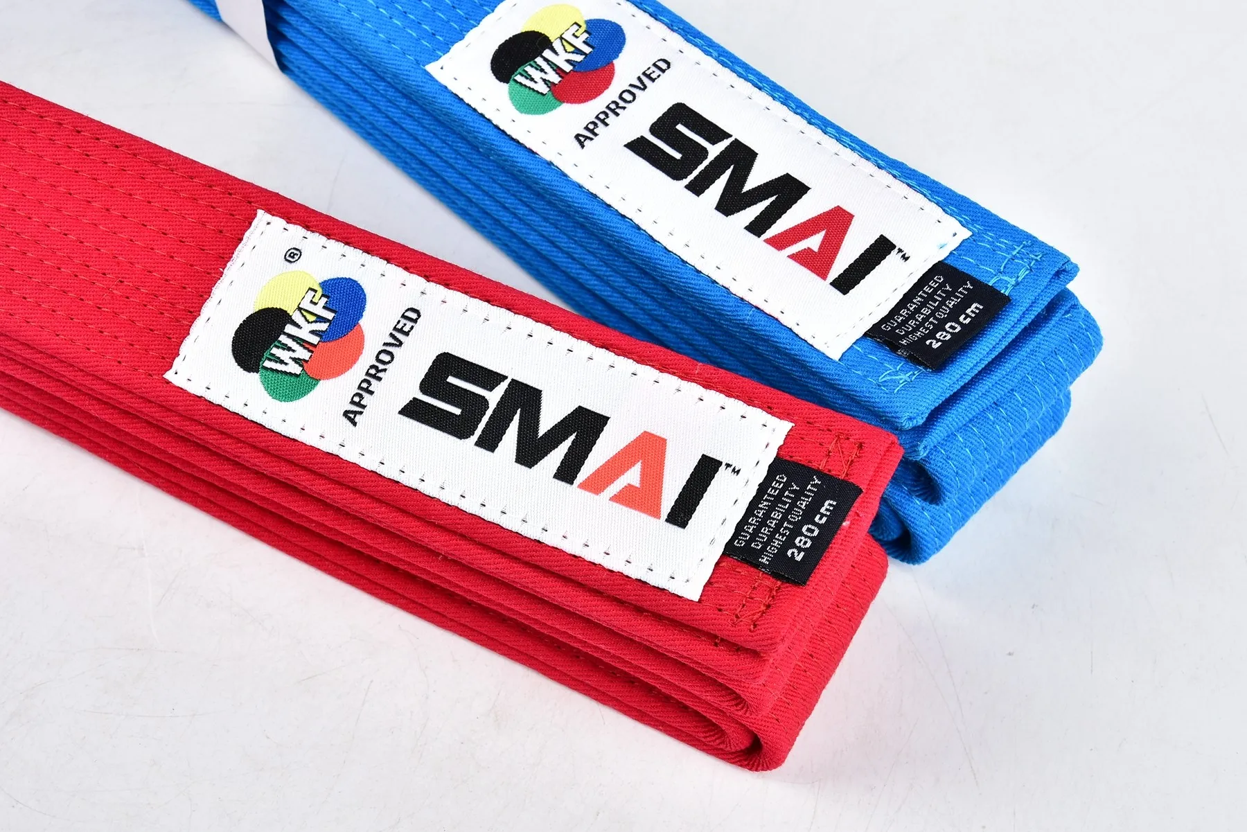 Фото Ремень WKF 2020-23, ремни SMAI Kata karategi, ремни красного, синего цветов, ремни для карате используются профессиональными бойцами №3