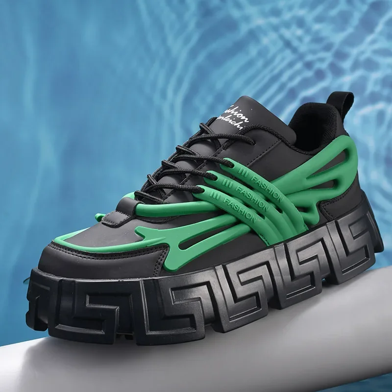 Модные мужские низкие кроссовки в европейском стиле дышащая резиновая подошва