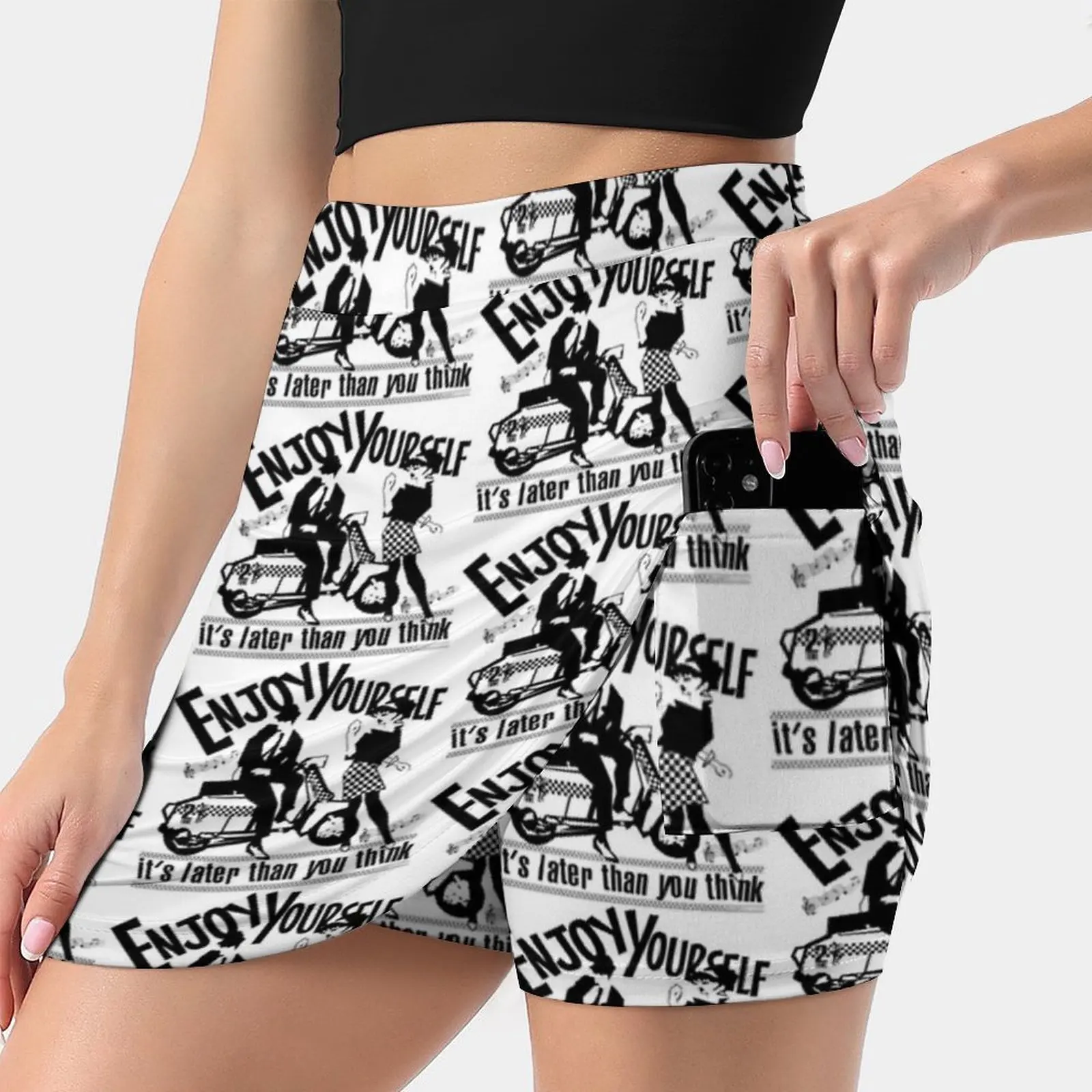 

Enjoy Yourself Women's skirt Mini Skirts A Line Skirt With Hide Pocket Ska Ska Songs Ska Music Ska Punk Skank 2 Tone 2 Tone